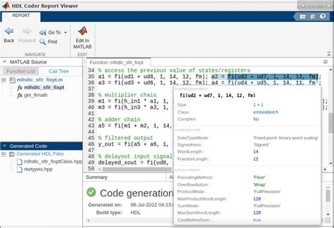 Image result for Code Generation Setting in MATLAB