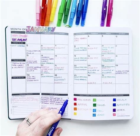 Toradh íomhá ar Planner Color Coding System
