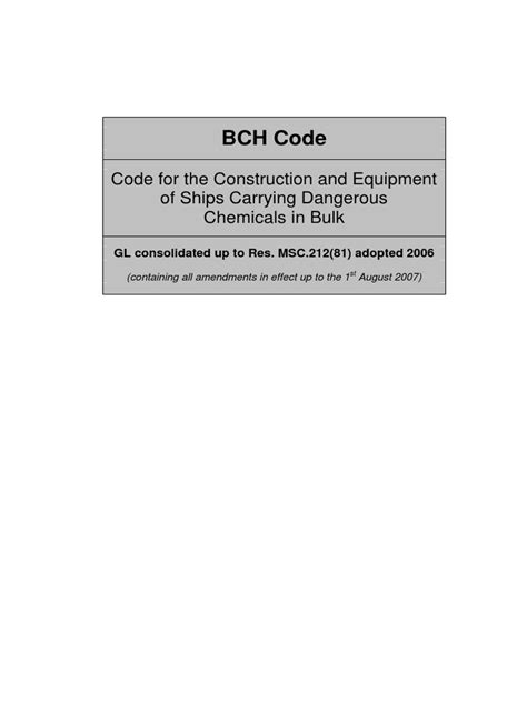 Image result for BCH Code MARPOL