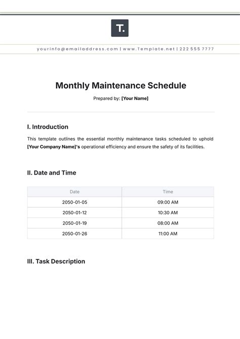 Toradh íomhá ar Maintenance Schedule Sticker Note Template