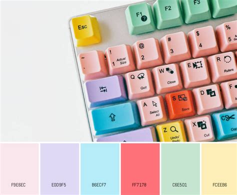 Image result for Computer Keyboard Colorful Keys