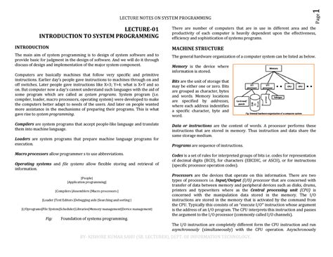 Image result for System Programming Notes