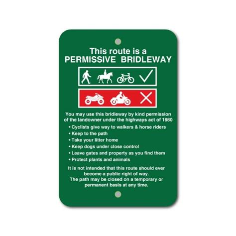 Image result for Blank Permissive Sign