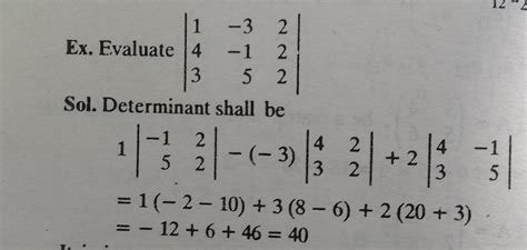 Image result for Determinant Example