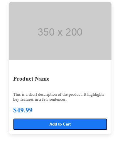 Image result for Simple Product Card HTML CSS
