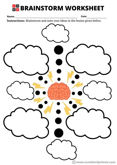 Writing Brainstorming Worksheet に対する画像結果