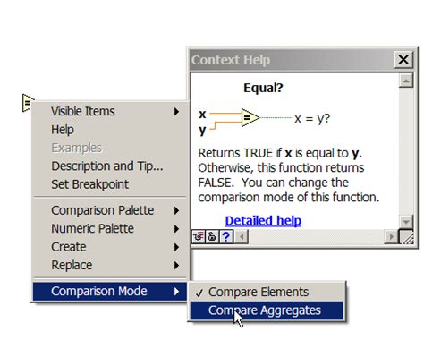 LabVIEW Boolean Array に対する画像結果