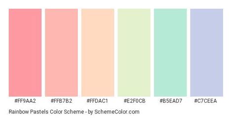 Afbeeldingsresultaten voor Pastel Color Code Chart