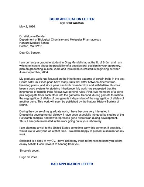 Toradh íomhá ar Application Letter Sample PDF