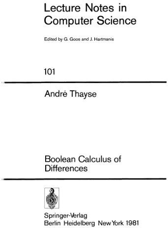 Boolean Calculus ਲਈ ਪ੍ਰਤੀਬਿੰਬ ਨਤੀਜਾ