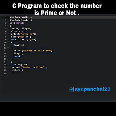 Number Prime or Not Syntax in Simple C に対する画像結果