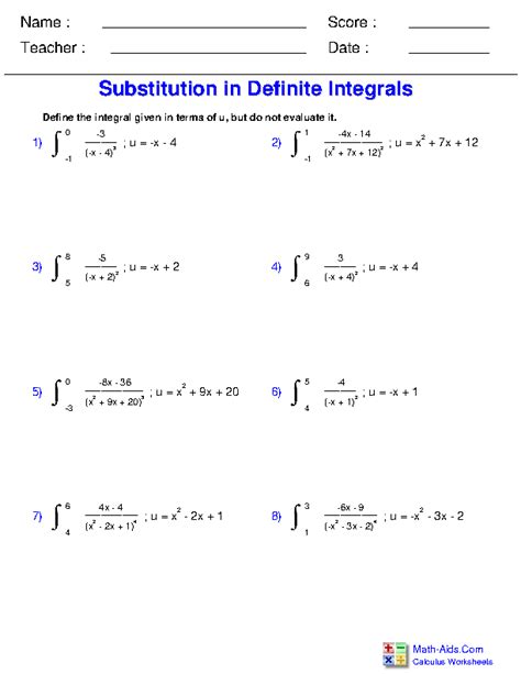 Toradh íomhá ar Definite Integral Examples