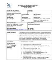 Image result for Introduction to Programming Syllabus