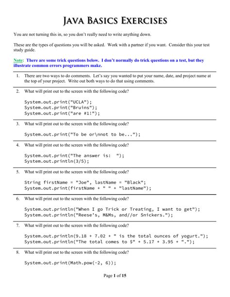 Image result for Java Problems for Beginners