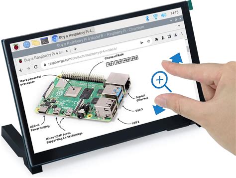 Afbeeldingsresultaten voor 7" Touchscreen Display for Raspberry Pi