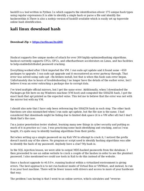 Toradh íomhá ar Different Types of Hashes