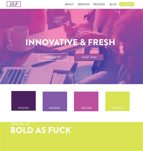 39 inspiring website color schemes to awaken your creativity – Artofit