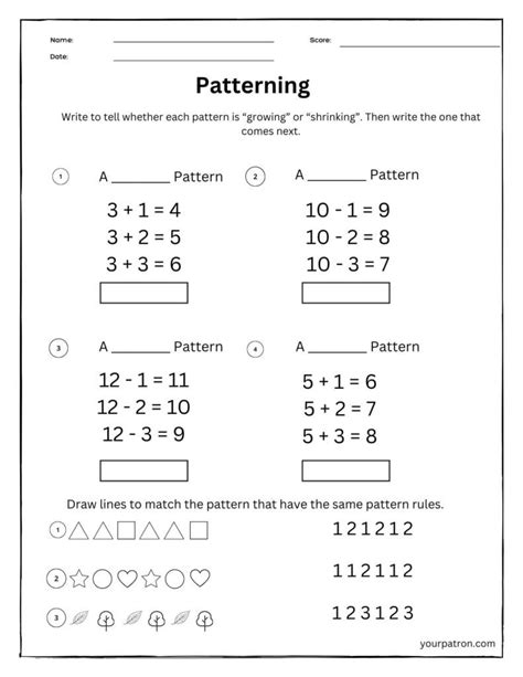 Image result for Patterns Grade 2