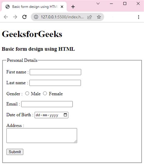Image result for HTML Exercises for Practice