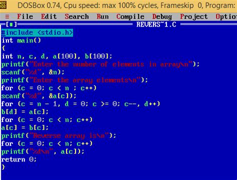 Image result for C Programming Reverse Array