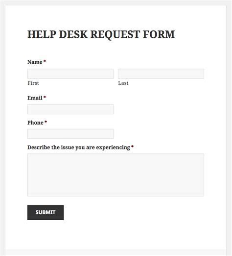 Image result for Visual Basic Form On Help Desk