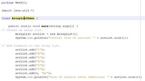 Java Define ArrayList എന്നതിനുള്ള ഇമേജ് ഫലം