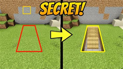 Minecraft: How To Build An UNDERGROUND SECRET BASE ENTRANCE! - YouTube