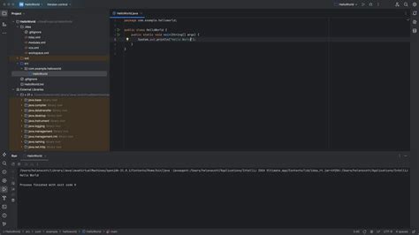 Afbeeldingsresultaten voor Hello World in Java IntelliJ