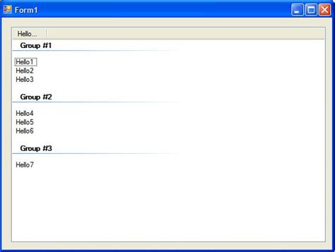 Image result for List View Windows Forms