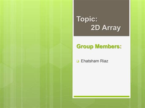 2D Array Syntax に対する画像結果