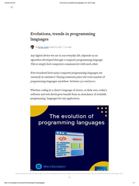 Programming Language Evolution に対する画像結果