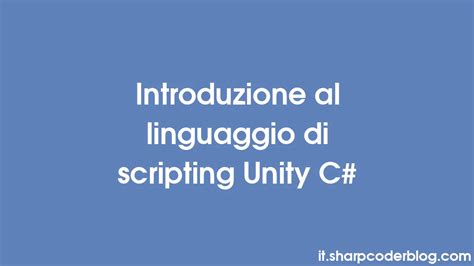 Toradh íomhá ar Unity C# Scripting Program
