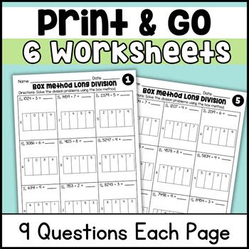 Toradh íomhá ar Box Method Division 4 Digit