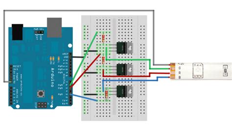 LED Arduino Strip Module 24V に対する画像結果
