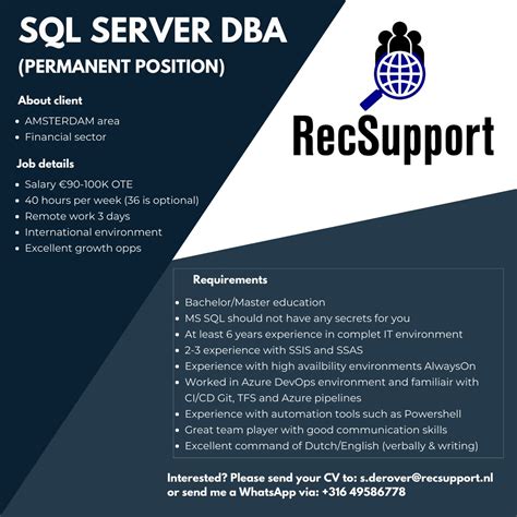 MS SQL DBA に対する画像結果
