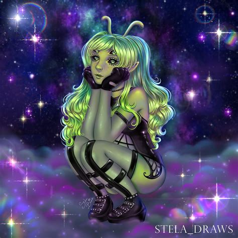 Toradh íomhá ar Alien Female Art by Mechglen