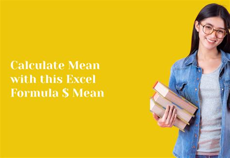 Image result for Mean Formula in Excel