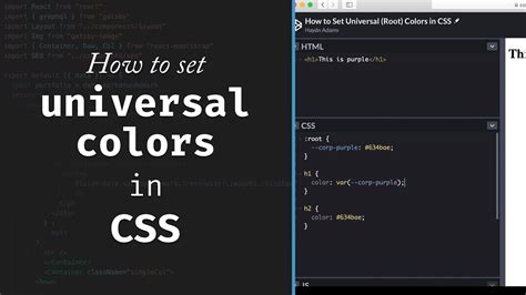 Image result for Root Color Css