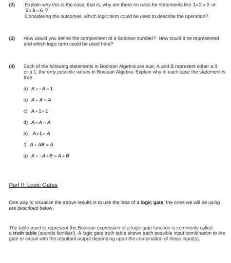 Image result for Boolean Algebra Food Project