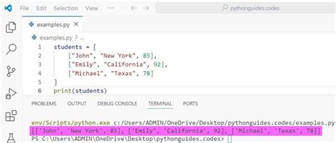 Image result for 2D Matrix Python