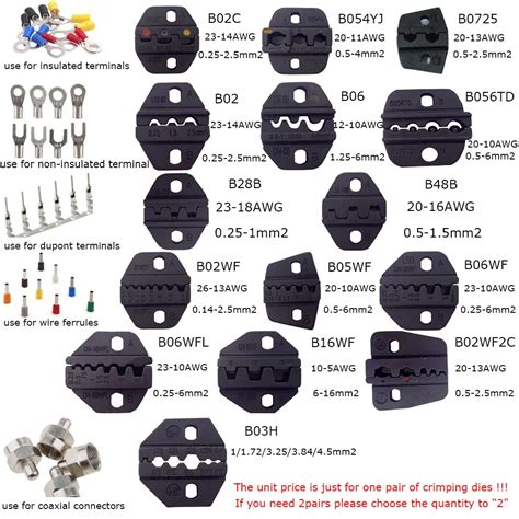 Burndy Crimp Die Chart に対する画像結果
