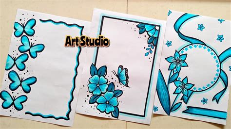 Toradh íomhá ar Project Work Border Designs