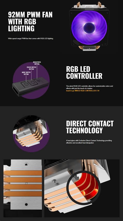 Image result for Cooler Master Hyper H410r RGB