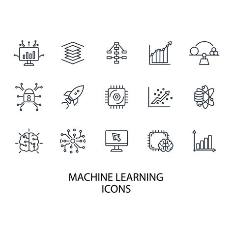 Toradh íomhá ar Machine Learning Search Space Symbol