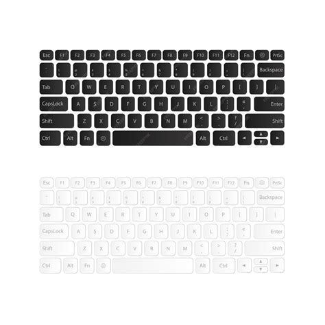 Laptop Keyboard Layout Printable