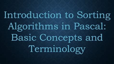 Image result for Pascal Algorithm