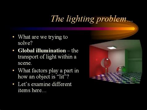 Image result for Example of Ambient Illumination in Computer Graphics