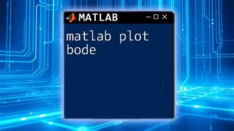 Toradh íomhá ar Bode Plot MATLAB