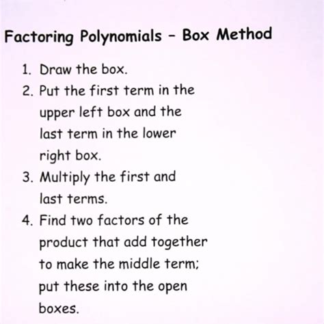 Box Method Add and Subtract Polynomials に対する画像結果