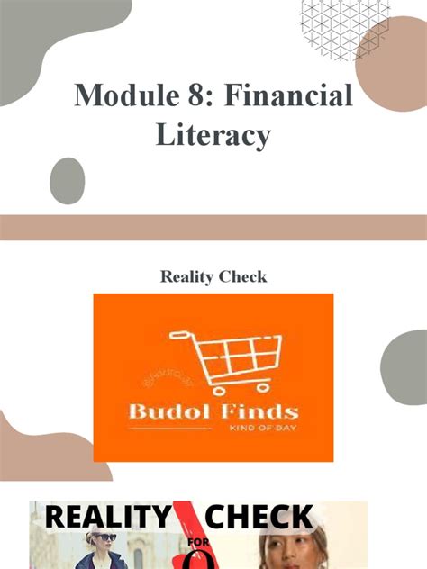 Module 8 Financial Literacy-এর ছবি ফলাফল